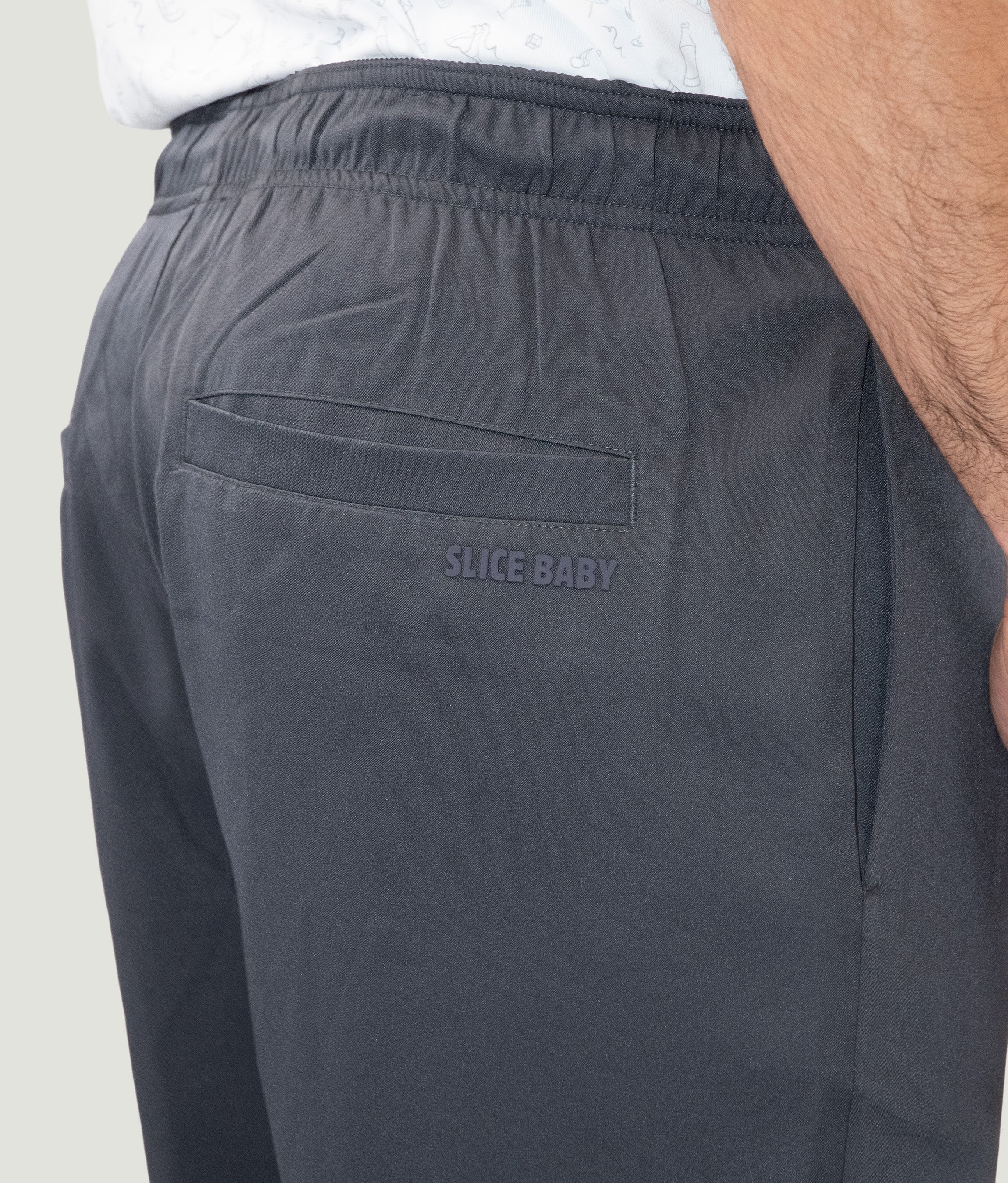 Slice & Chill Casual Sports Shorts Graphite Gray