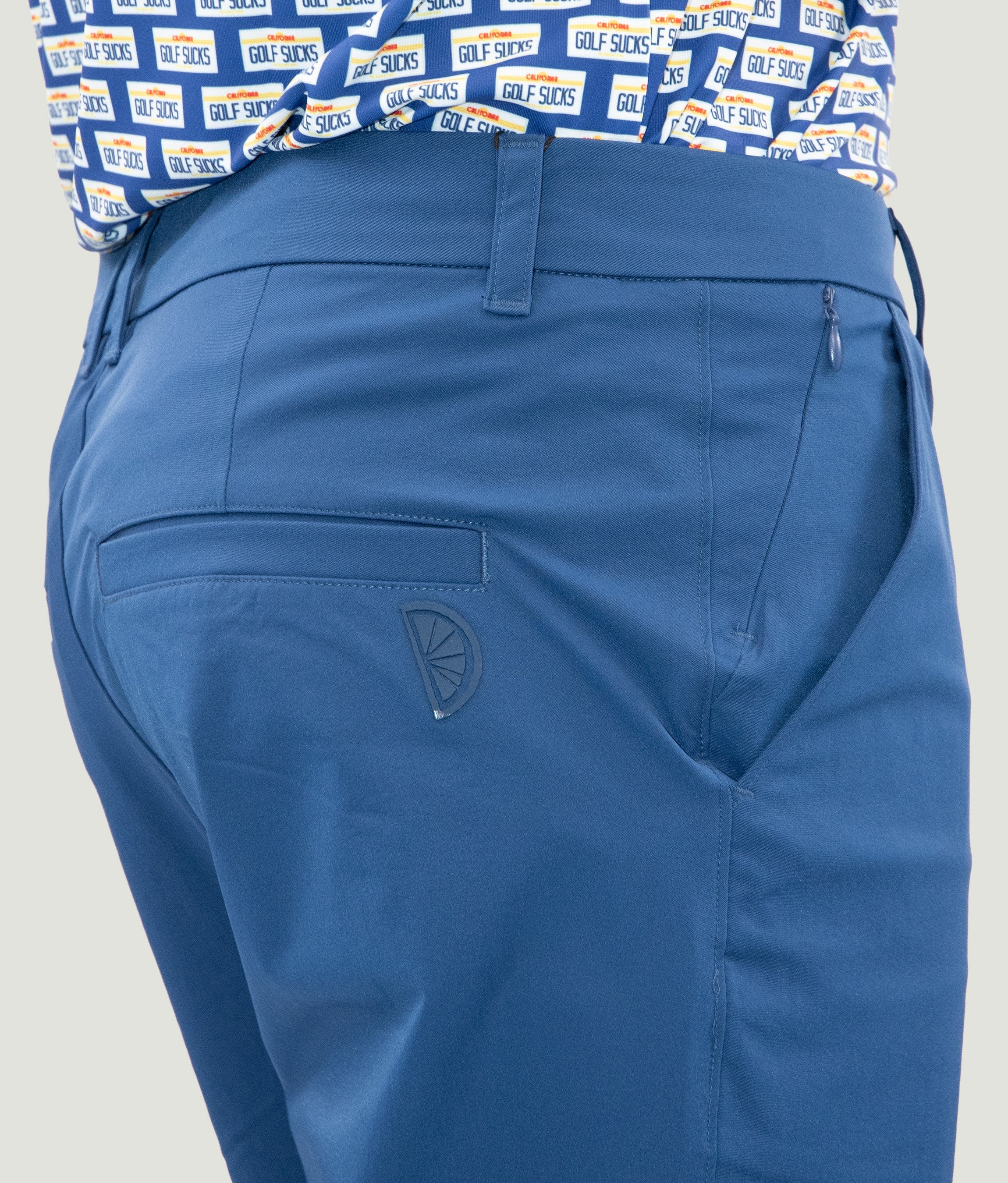Short Game Classic Golf Shorts Retro Blue