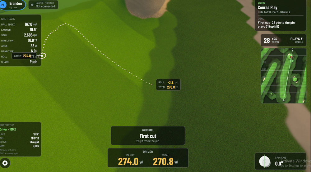 A ball that flies like a ball