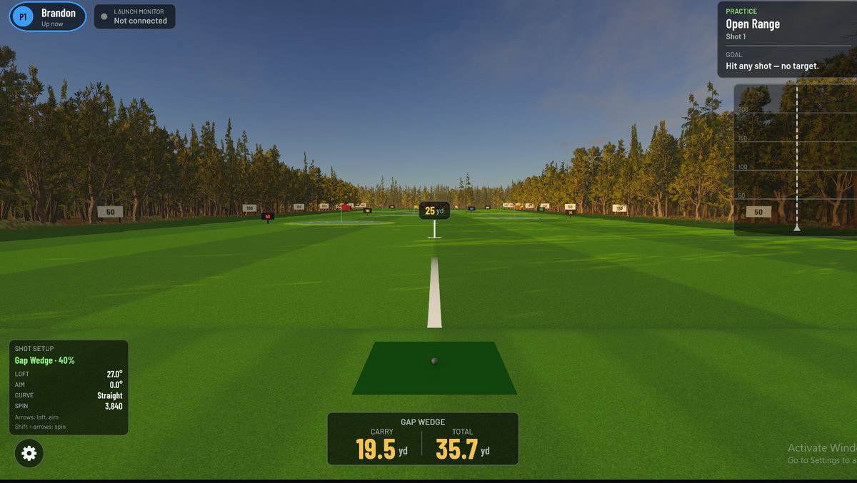 Tee Up without the worry of a subscription