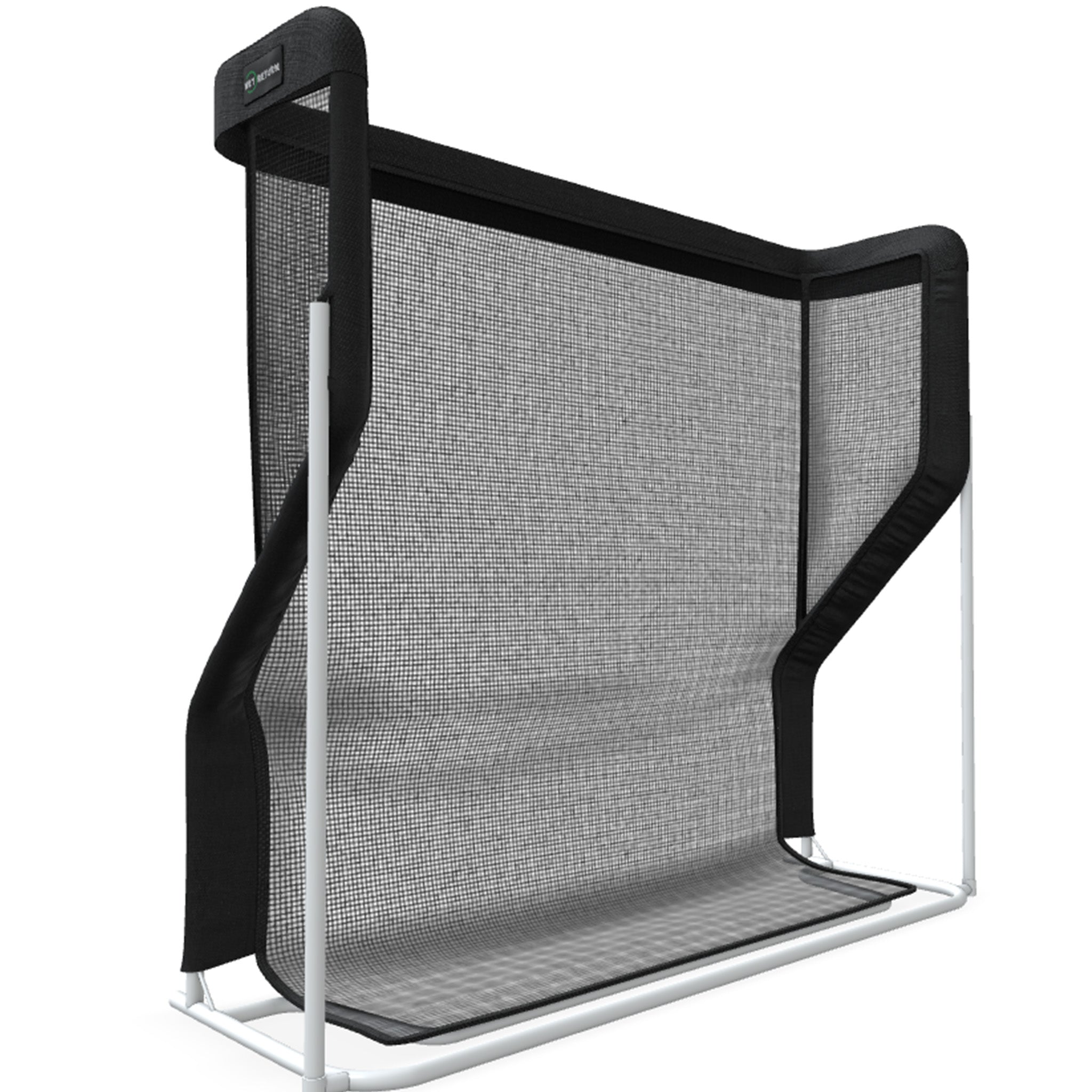 Black and white screen printing frame on a white background