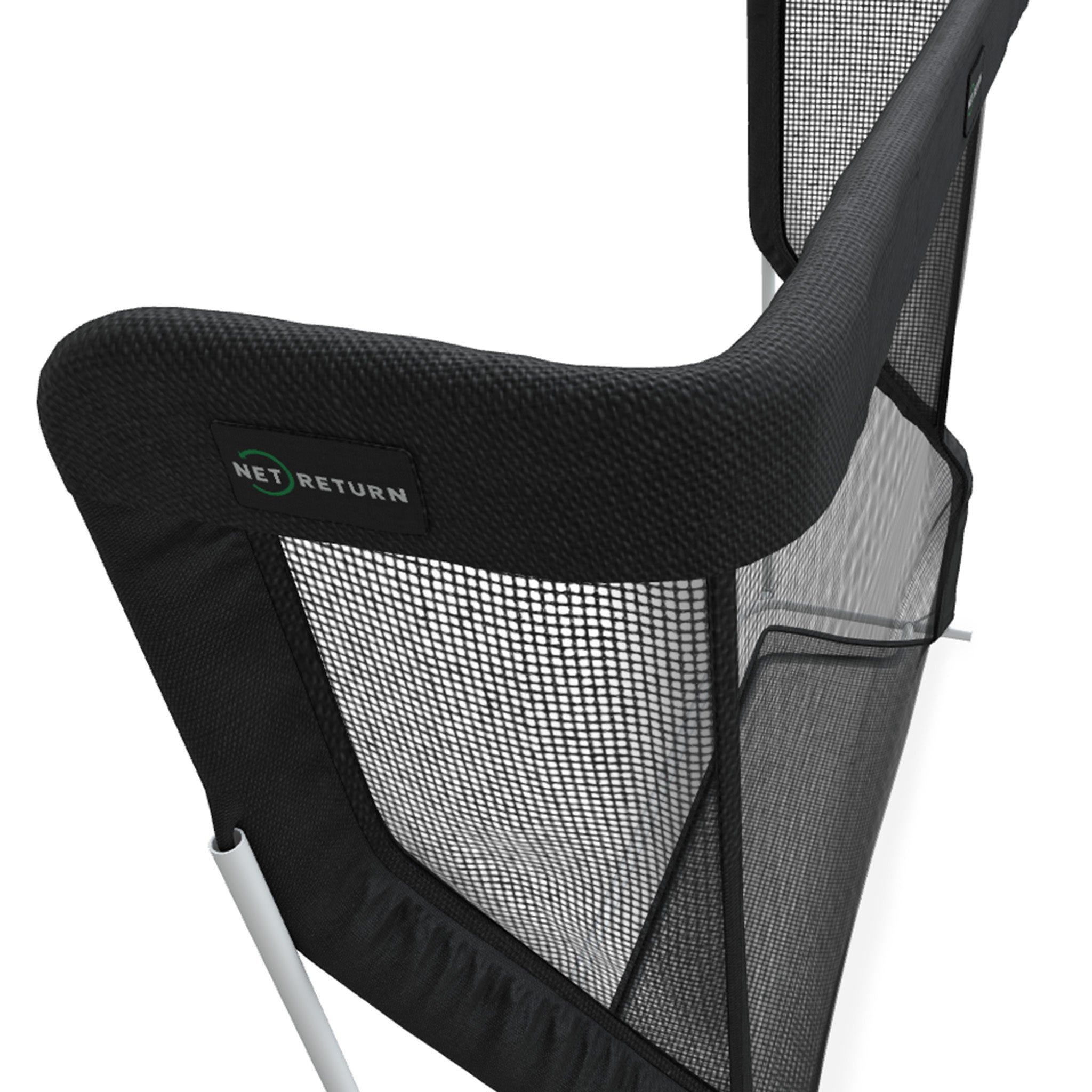 Black Golf net with a visible brand logo on a white background