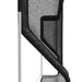 Close-up of a black Golf Net with on a white background