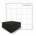 Black acoustic tiles for a golf simulator room