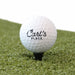 Carl's iron height golf tees on a hitting mat