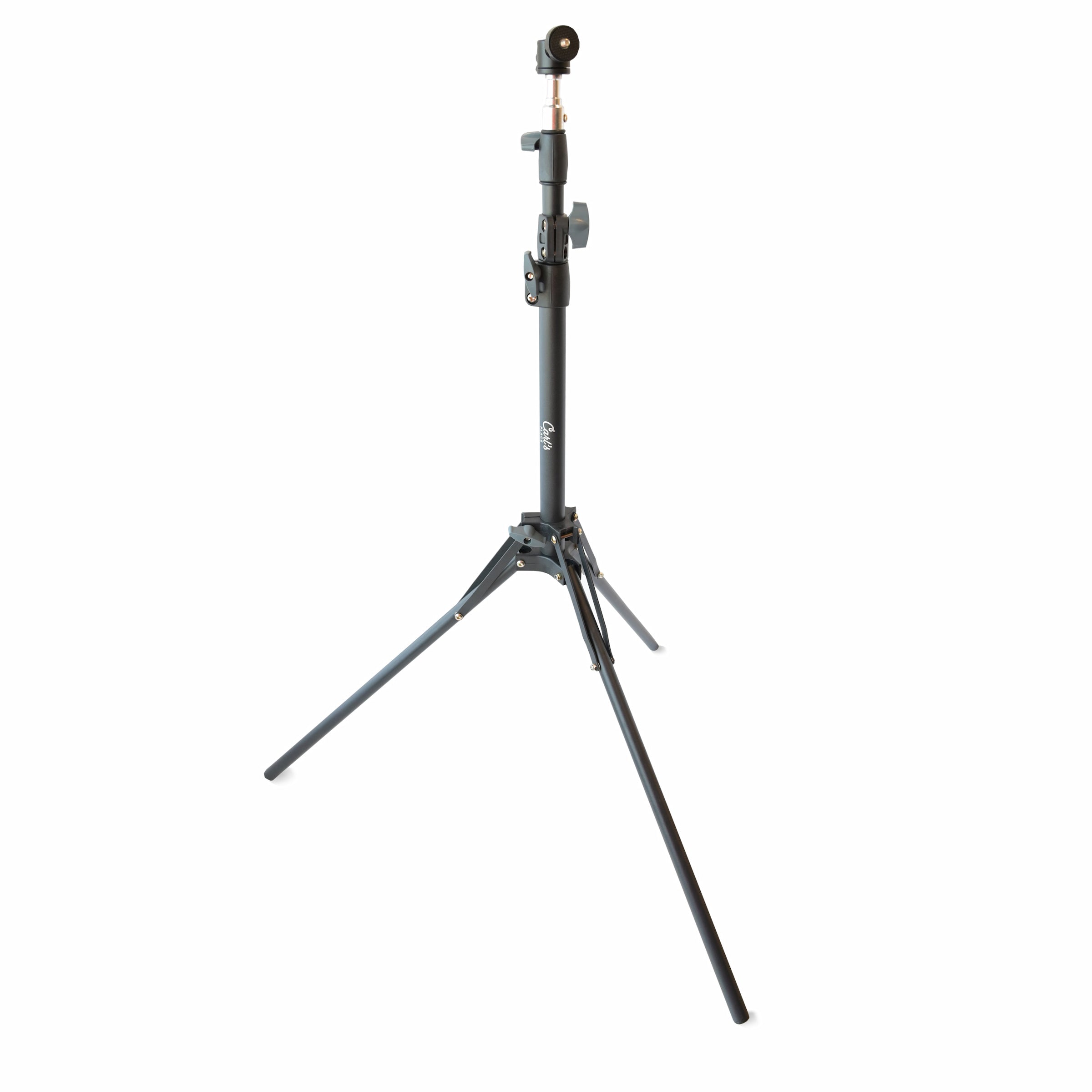 Carl's tripod for golf swing cameras with phone holder