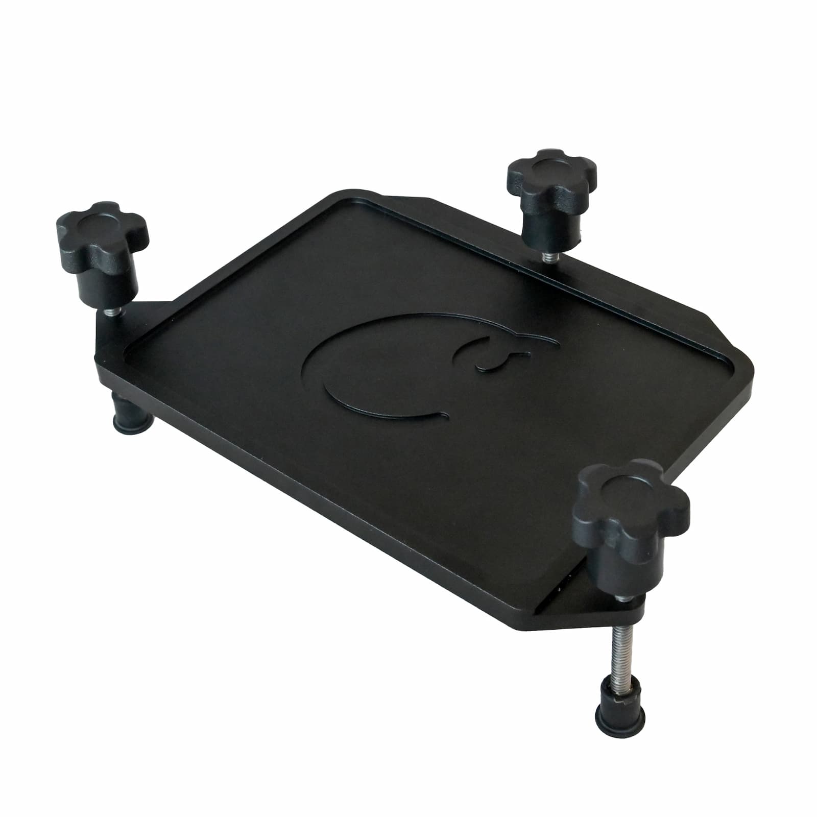 Carl's launch monitor alignment stand with adjustable feet