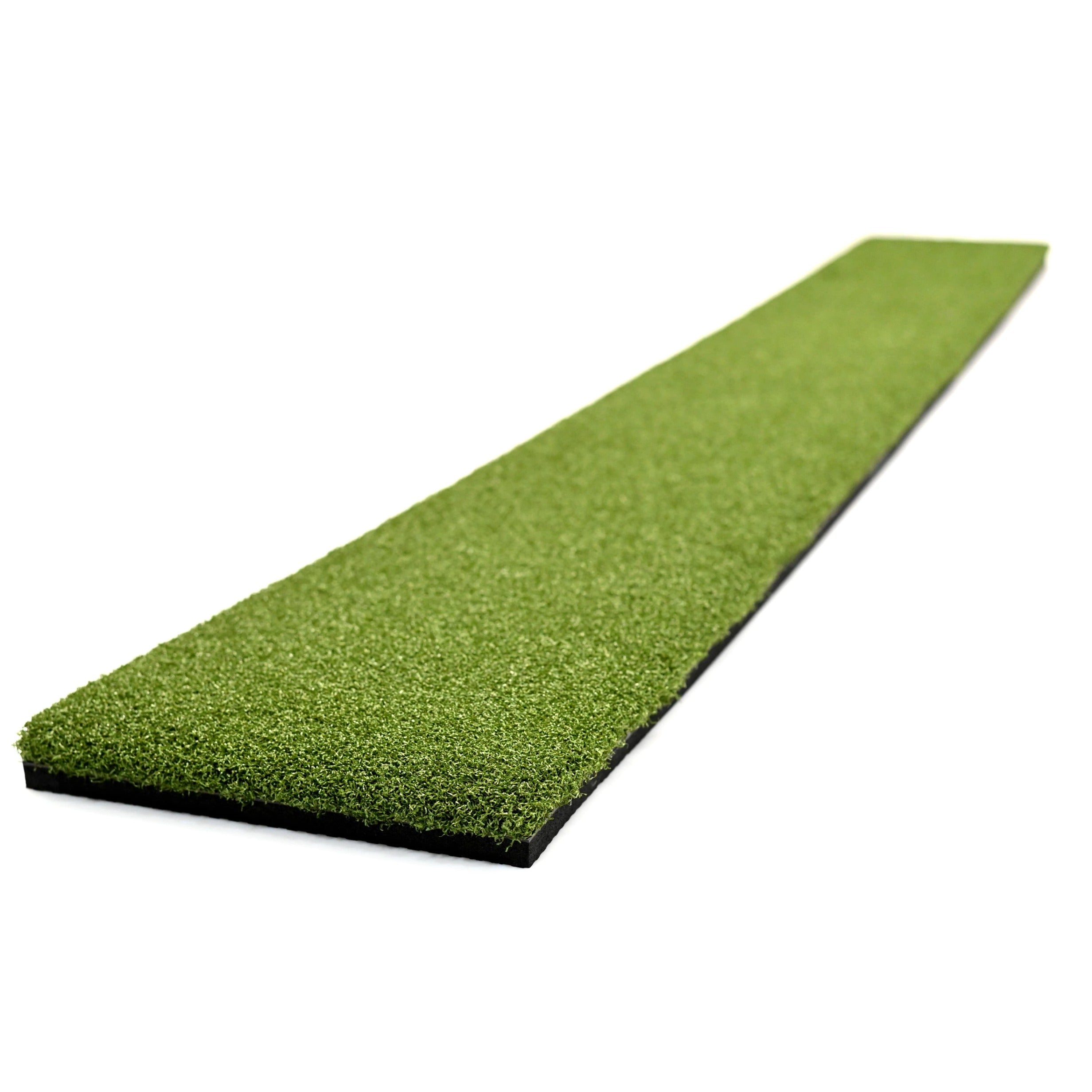 Golf mat extension strip for radar launch monitors