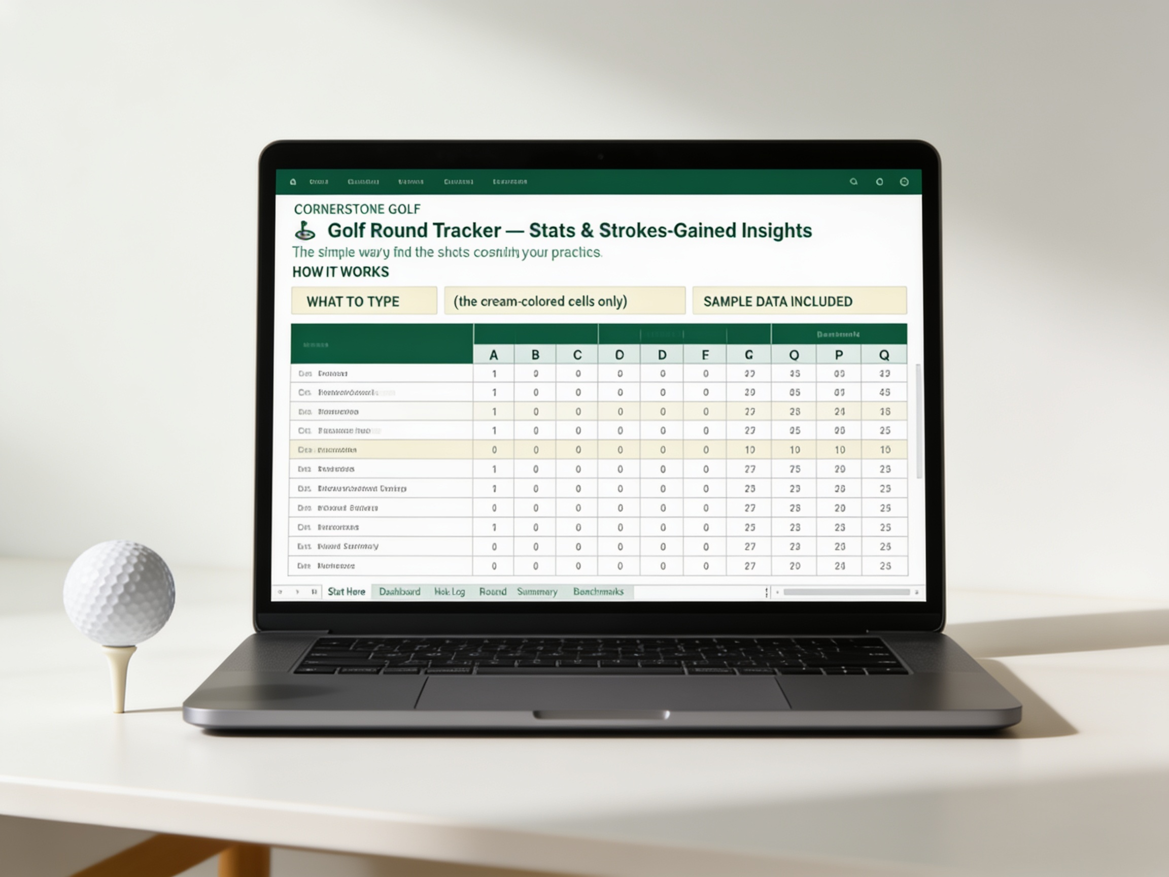 Shave Strokes-The round tracker that tells you exactly what to practice.