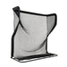 Black golf net on a white background