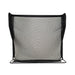 Black mesh golf practice net on a white background