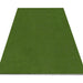 Green carpet on a white background
